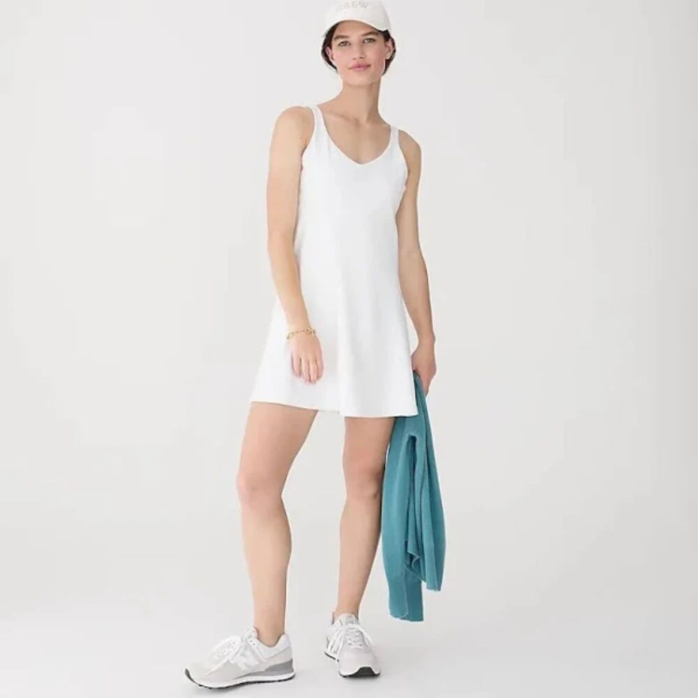 JCREW CloudStretch Active Skort‎ Dress White Sz XXS